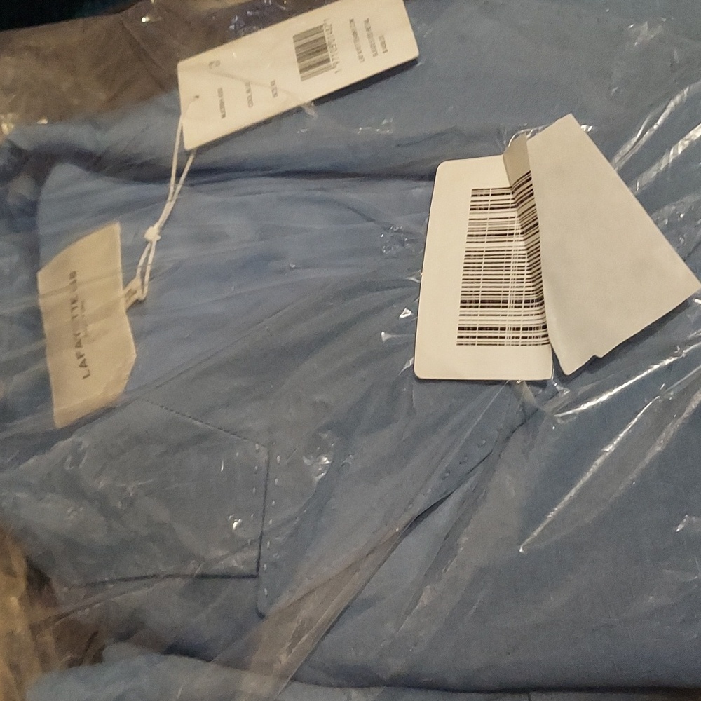Lafayette 148 New York Womens Trinity Silk & Linen-Blend Blazer XS Blue - Picture 2 of 4